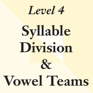 Level 4: Syllable Division & Vowel Teams - Site License
